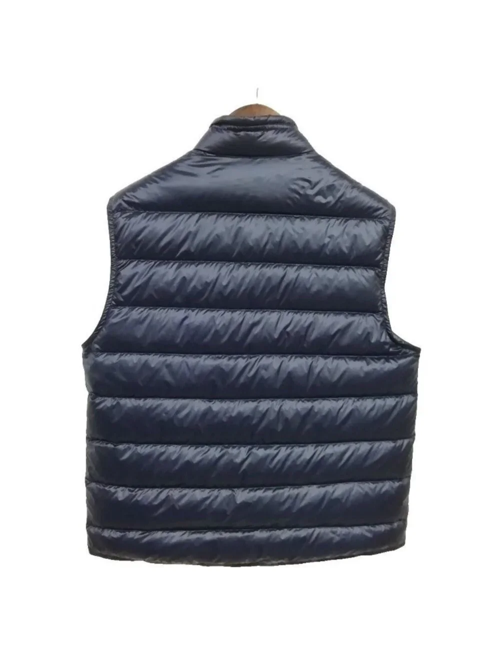 Moncler Gui Down Vest Logo Patch 2 Navy